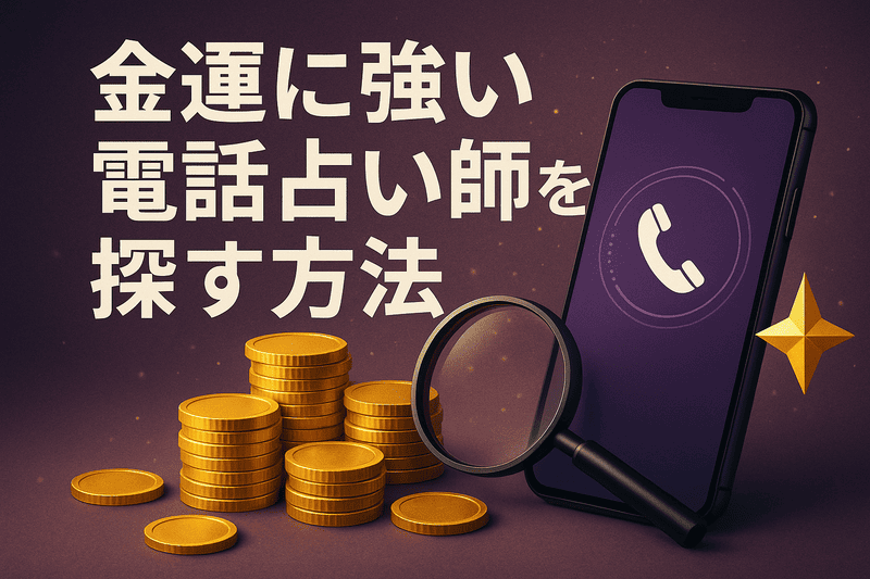 金運に強い電話占い師を探す方法